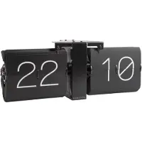 Karlsson Flip Clock No Case - Black - 36X8.5X14CM