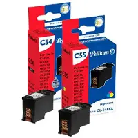 Pelikan PG-540XL/CL541XL 4950650, musta, Syaani, Magenta, Keltainen, 2 kpl, 766 sivua, 501 sivua, Monipakkaus