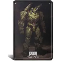 DEVplus Doom Pimeän Keskiajan Atlan-metallikyltti 20x30 Cm