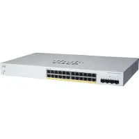 Cisco CBS220-24P-4G Hallittu L2 Gigabit Ethernet (10/100/1000) Power over Ethernet -tuki 1U Valkoinen (CBS220-24P-4G-UK)