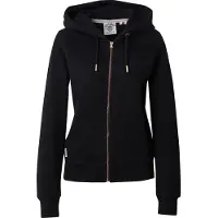 Superdry for woman. W2012477A Sweatshirt Essential Logo Ziphood HB black (XL), Casual, Cotton