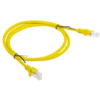 Lanberg patch cable - 1 m - yellow RAL 1016 - Keltainen - 1m