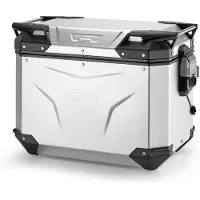 Givi Trekker Outback Evo Smart Anodised 37l Monokey Cam-side Obkev48aal Sivulaukku Vasen
