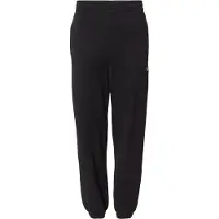 Calvin Klein Jeans Housut 'Monogram Cuffed' musta / valkoinen