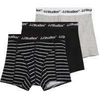 Jack & jones Junior Alushousut 'JACSOHO' meleerattu harmaa / musta / valkoinen