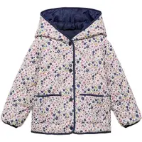 Mango Flowers Print Quilted Anorak - Multi/patterned - 2-3