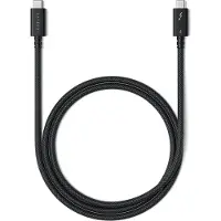 Satechi Thunderbolt 4 Pro kaapeli 1 m (musta)