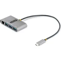 StarTech.com – 3-Port USB-C Hub with Ethernet Portable (HB30C3A1GEA2)