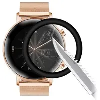 Mtp Products Hat Prince 3D Huawei Watch GT 2 Panssarilasi - 9H - 42mm - Musta
