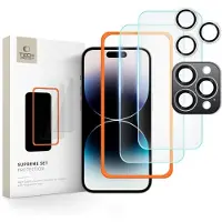Tech-Protect iPhone 16 Pro Supreme Protection Set - kirkas suojakotelo - Kirkas