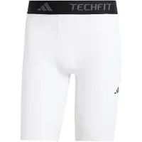Adidas Urheiluhousut 'TECHFIT Compression Training Short' harmaa / musta / valkoinen