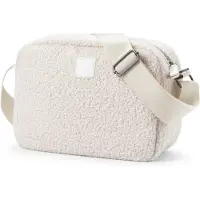 Elodie details Hoitolaukku - Crossbody - Valkoinen/Bouclé - - OneSize - Hoitolaukut