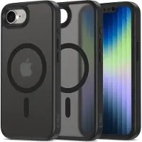 Tech-Protect iPhone 16e/17e Magmat Kotelo - MagSafe-yhteensopiva - Matta Musta