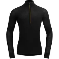 Devold Wool Mesh 190 Zip Neck Man Caviar - S