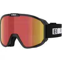 Bliz Rave Matt Black W White Laskettelulasit brown red Koko Uni