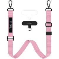TechProtection C6S 2-in-1 Köysi-crossbody-hihna - Vauvanvaaleanpunainen