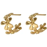 Pernille Corydon Wild Poppy Hoops - Gold - ONE SIZE