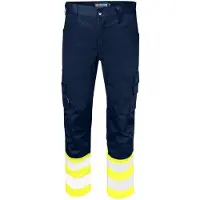 Projob 6537 Stretchhousut En Iso 20471 Luokka 1 - Navy blue/yellow - D120