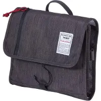Troika BUSINESS WASHBAG, Toalettilaukku, Musta, Harmaa, Polyesteri, Polyvinyylikloridi (PVC), Yksivärinen, Vetoketju, 235 mm (BBG55/GY)