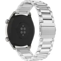 INF Ruostumattomasta teräksestä valmistettu rannekello 20 mm/42 mm Huawei Watch GT4 45 mm/Watch 4 Prolle Silver