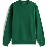 Tommy Hilfiger Ess Seasonal Fleece Crewneck - Green - XXL