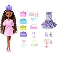 Barbie Dream Besties Brooklyn -nukke + muotoilutarvikkeet (JGG39)