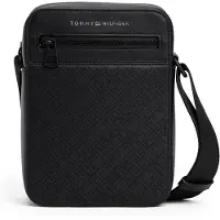 Tommy Hilfiger Th Monogram Mini Reporter - Black - ONE SIZE