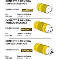 Marinco Kannen Liitin 16a 220v