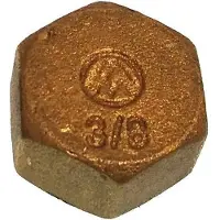 Goldenship Brass Female Plug Kultainen 2´´
