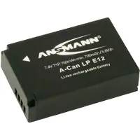 Ansmann A-canon Li-ion Lp-e12 750mah 7.4v Litiumakku
