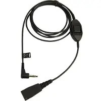 Jabra - Kuulokkeiden kaapeli - Pikairrotus (uros) to stereo mini jack (uros) malleihin Alcatel 8 Series IPTouch 4038, 4068