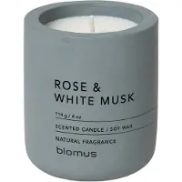 Blomus Scented Candle Flintstone Rose White Musk 114 g