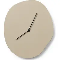 Ferm Living Melt seinäkello 28 x 33 cm Cashmere