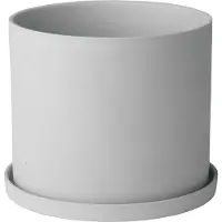 Blomus Herb Pot - Ø 15 Cm - Nona - Micro Chip - Grey - L 15CM