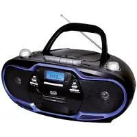 Trevi Boombox - - CMP 574 - CD-soitin, USB, Radio - Musta ja sininen