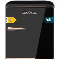 Cecotec Bolero CoolMarket TT Origin 45 vapaasti seisova jääkaappi, 45 litraa, musta