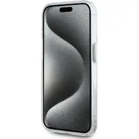 Karl Lagerfeld MagSafe iPhone 15 Pro -suojakuori, valkoinen