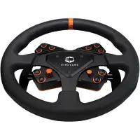 Simucube Tahko Round Black Edition Langaton 320 mm Nahkainen Ohjauspyörä (PC)