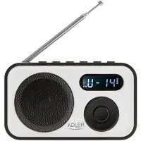 Adler FM-radio, jossa on PPL ja LCD-näyttö