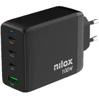 Nilox NXGANUSBC100 - Laturi, Musta