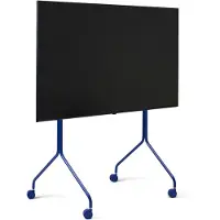 Pedestal Moon Rollin' Tall Tv-taso - Tv-penkit ja mediakalusteet Teräs Ultra Marine - 010 023 006