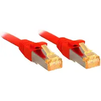 Lindy CAT 7 Lsoh verkkokaapeli - Kupari - 6000MHz - 10m - Punainen
