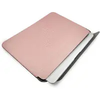 GUESS Sleeve GUCS13PUSASPI 13" pink /pink Saffiano Script (GUCS13PUSASPI)