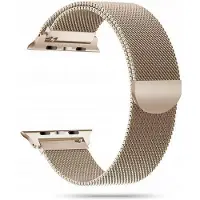 TechProtection Apple Watch Series 9/8/SE (2022)/7/SE/6/5/4/3/2/1 Milanese Ranneke - Kulta