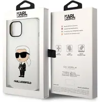 Karl Lagerfeld Klhcp14msnikbch Iphone 14 Plus15 Plus 6.7 Silicone Ikonik Puhelinkotelo