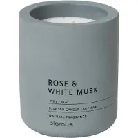 Blomus Scented Candle Flintstone Rose White Musk 290 g