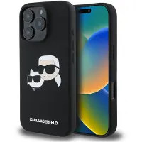 Karl Lagerfeld Liquid Silicone Double Heads Magsafe Iphone 16 Pro Puhelinkotelo