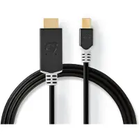 Nedis 2 m Mini DisplayPort - HDMI näyttökaapeli