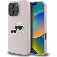 Karl Lagerfeld Liquid Silicone Double Heads Magsafe Iphone 16 Pro Puhelinkotelo