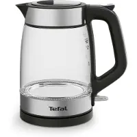 Tefal Sähkökannu - - KI605830 - Musta lasi - 1,7L - 2200W - Irrotettava suodatin